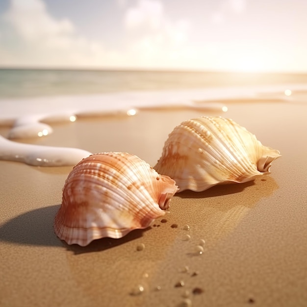 Outdoor Ocean Beach Shell WallpaperxAxA