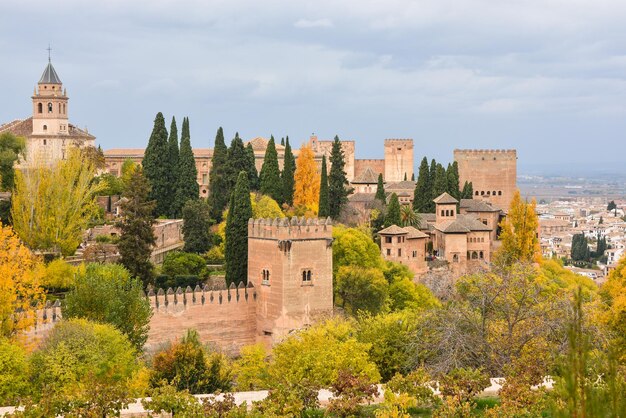 Outono em Granada Alhambra