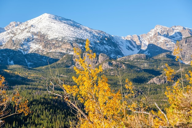 Outono nas Montanhas Rochosas Colorado