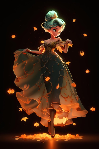 Outono Sparklecore Delight Desenhos Animados Cutie Lady Brilha Brilhante