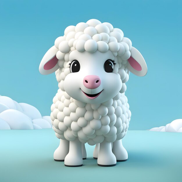 ovelhas gráficas 3D