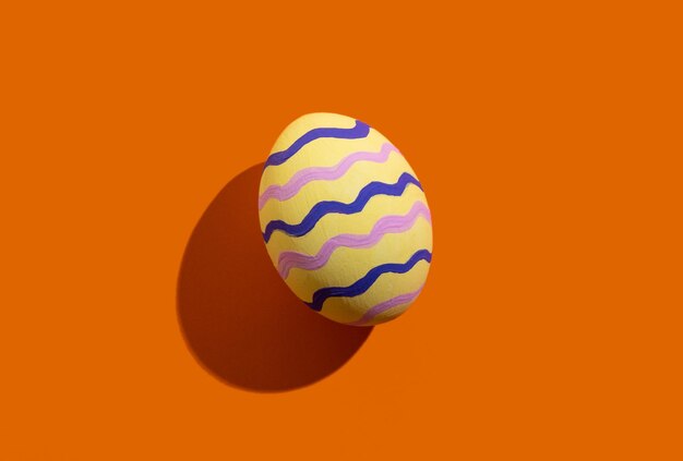 Foto ovo de páscoa decoração festiva primavera presente de feriado