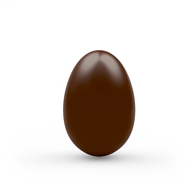 Foto ovo de páscoa feito de chocolate