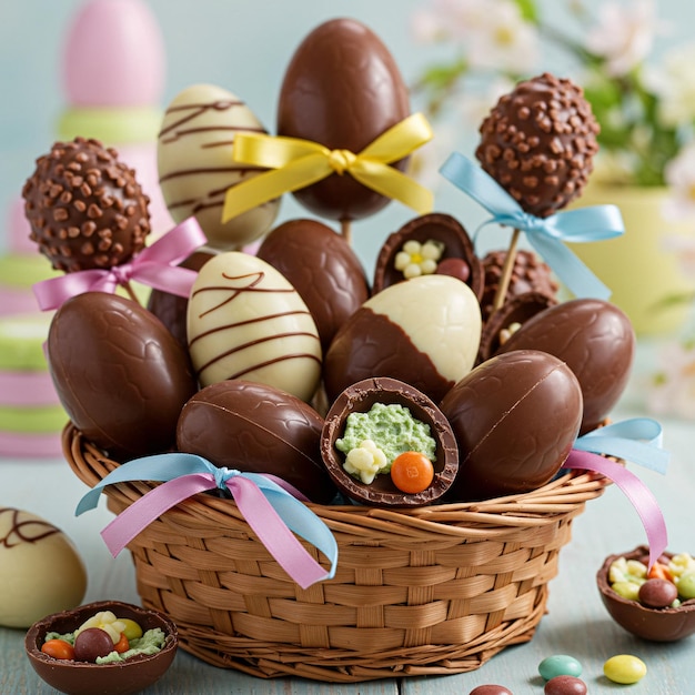 ovos de chocolate
