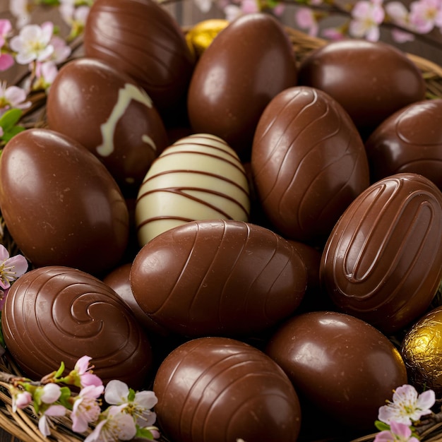 ovos de chocolate