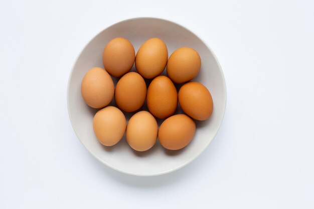 Ovos em branco