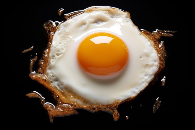 Foto ovos fritos nutritivos almoço cozido gerar ai
