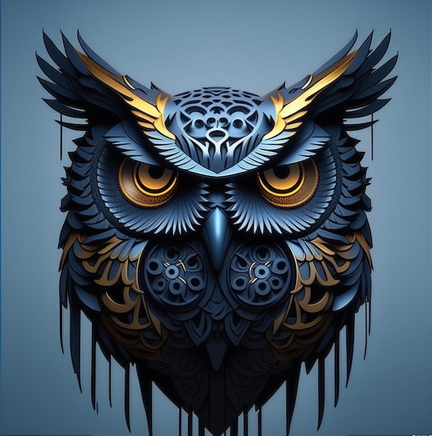 Owl Mandala Kunstdesign kostenlos herunterladen