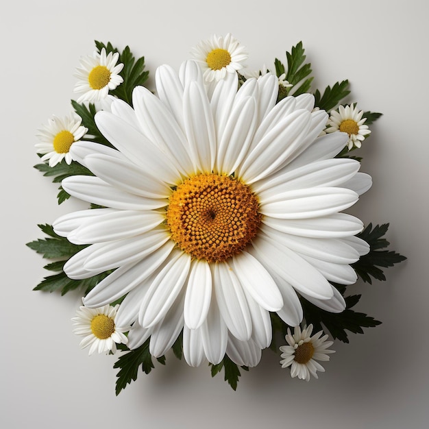 Oxeye Daisy Flower Jardín Tropical Naturaleza Hd En fondo blanco