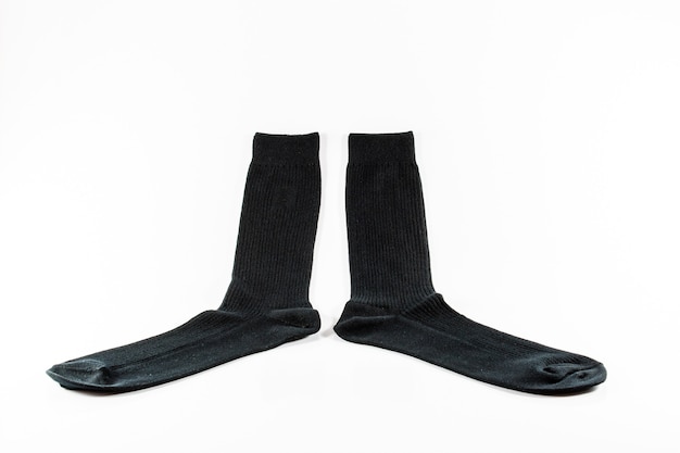 Paar Socken. Isoliert auf weißem Hintergrund