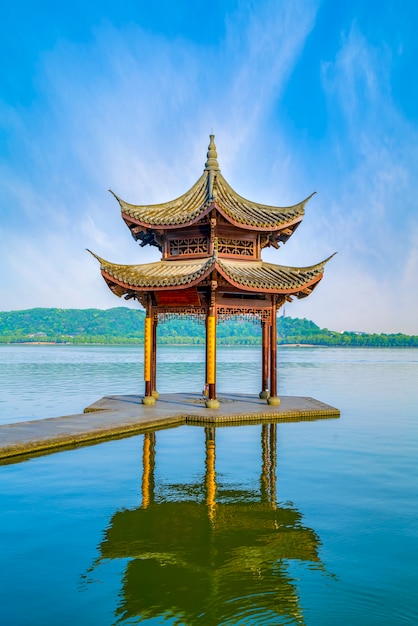 Pabellón de Jixian, Lago del Oeste, Hangzhou