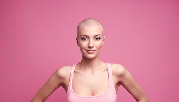 paciente con cáncer sin cabello