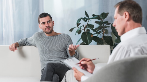 Paciente com terapeuta