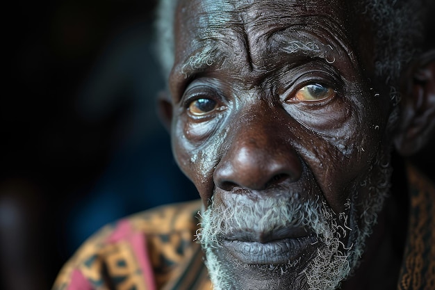 Paciente médico afro-americano Gerar Ai