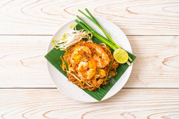 Pad Thai gebratene Reisnudeln