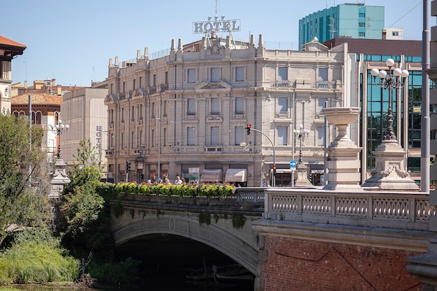 PADOVA, ITALIEN 17. JULI 2020: Historisches Hotel in Padua, Italien