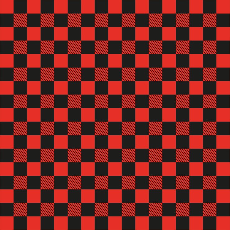 Foto padrão a quadros vermelho e preto para várias aplicações