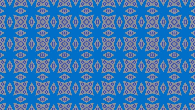 padrão abstrato sem costura com um ornamento geométrico azul e vermelho.