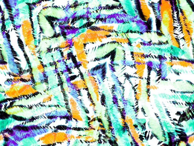 Padrão Africano. Padrão sem emenda de listras. Design de camuflagem em aquarela. Azulejo Safari abstrato. Estampa clássica de pele de zebra azul e índigo. Fundo de camuflagem animal. Textura Animal Geométrica.