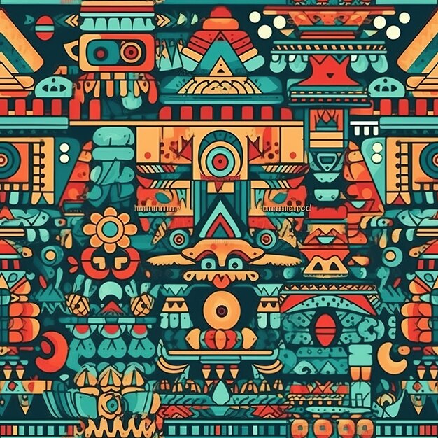 padrão azteca
