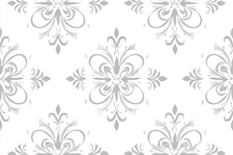 Foto padrão branco e cinza em fundo branco