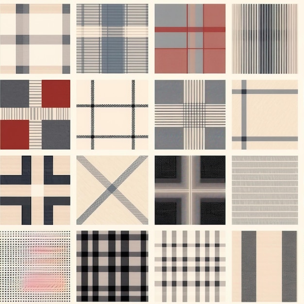padrão clássico de design têxtil fundo de xadrez