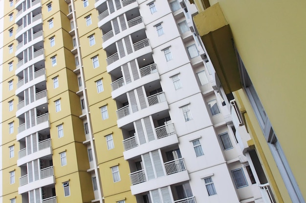 Padrão de apartamento alto na diagonal