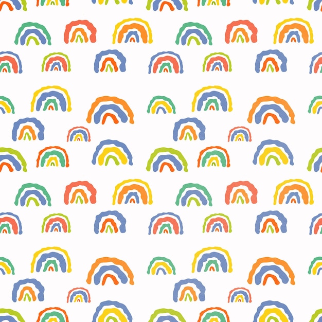 Foto padrão de arco-íris colorido digital