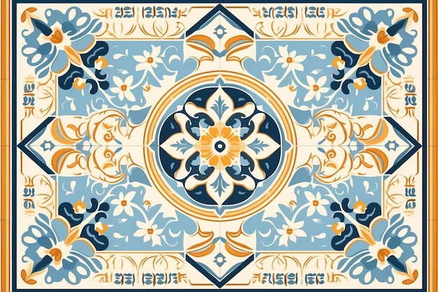 padrão de azulejos marroquinos