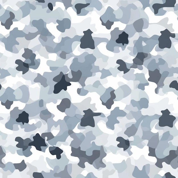 Foto padrão de camuflagem de cores cinzentas e brancas com um centro generativo preto ai