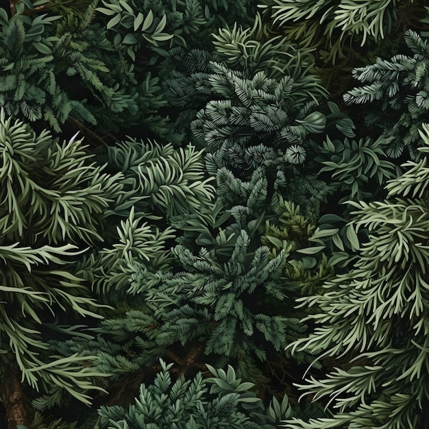 Padrão de camuflagem de floresta realista