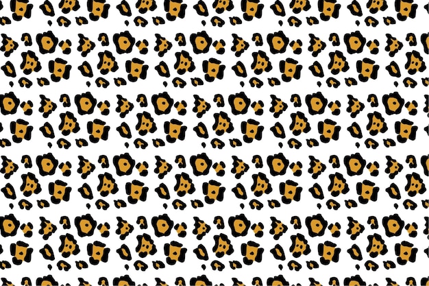 Padrão de camuflagem sem costura pele de leopardo fundo abstrato manchas escuras impressão laranja em tecido e