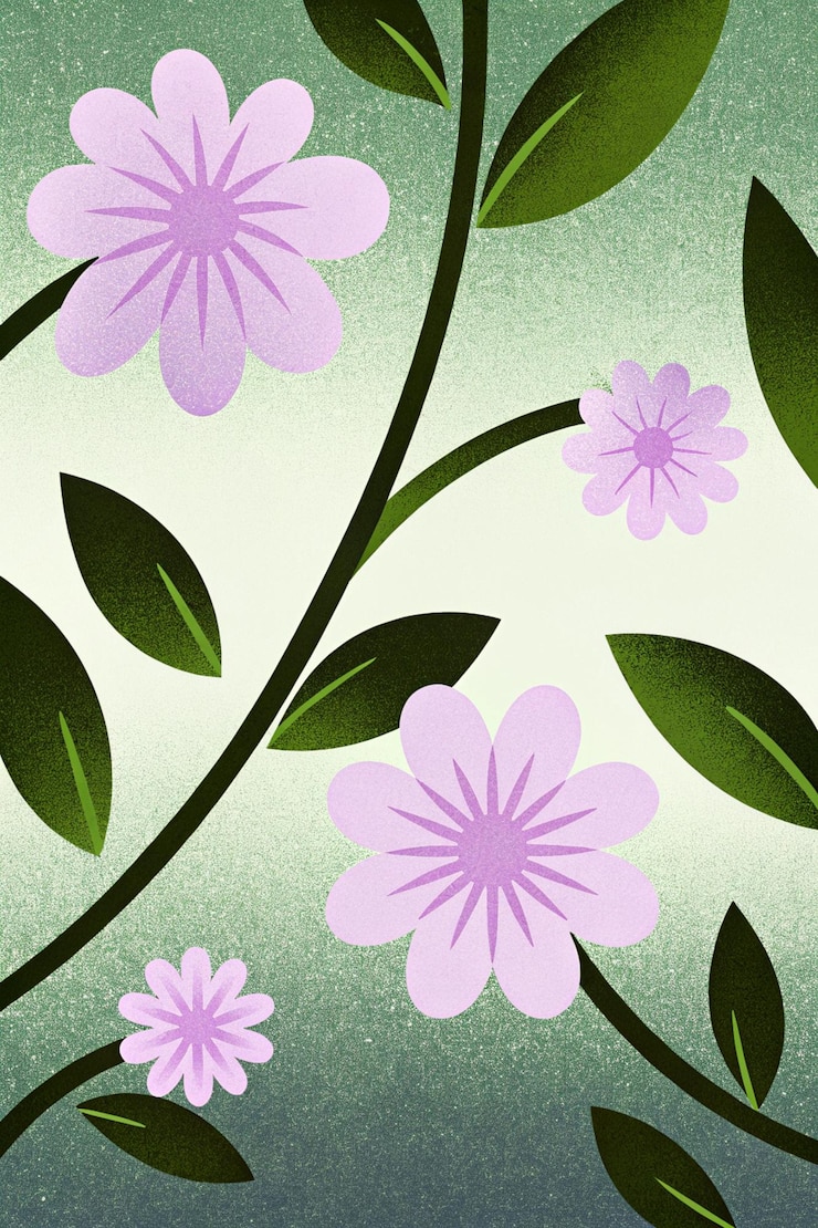 Foto padrão de flores sem costura para papel de tecido e cortina