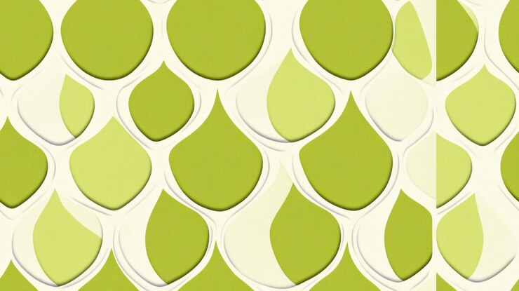 Foto padrão de folha verde abstrato com formas em camadas para fins de design