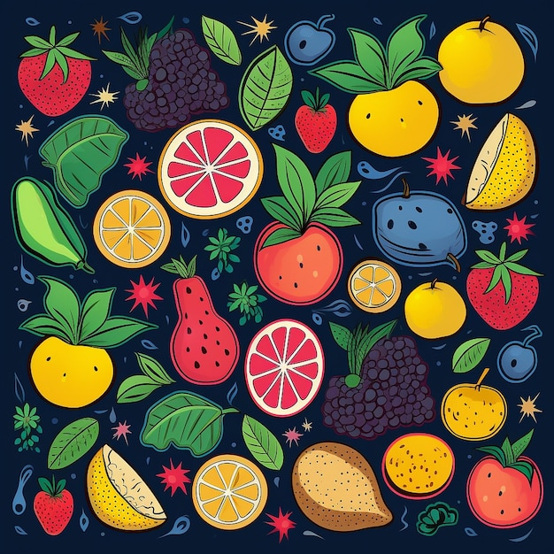 Padrão de frutas