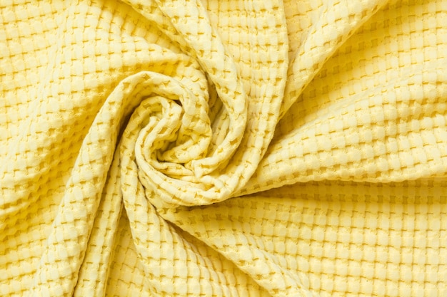 padrão de fundo amarelo têxtil close-up