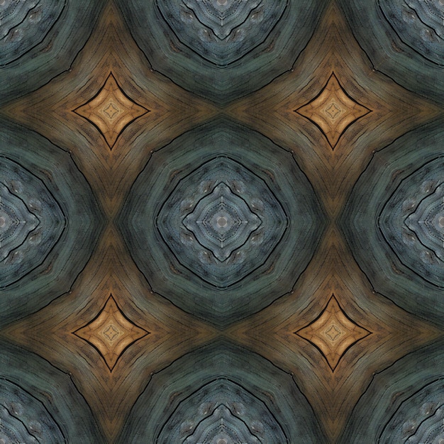 Padrão de fundo sem costura Padrão ornamental decorativo caleidoscópico abstrato