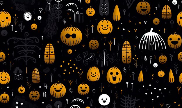 Padrão de Halloween Fundo