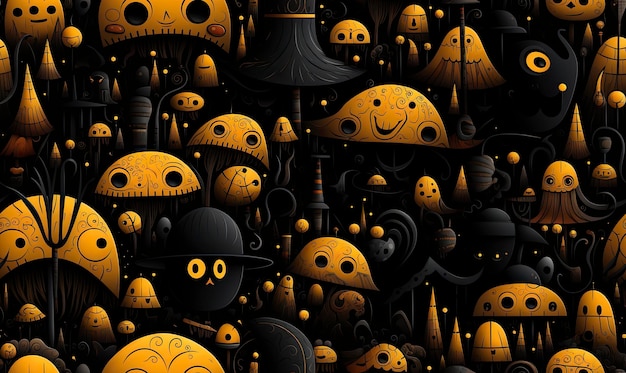 Foto padrão de halloween fundo