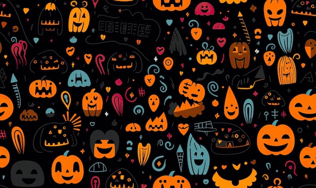 Foto padrão de halloween fundo