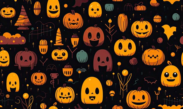 Padrão de Halloween Fundo