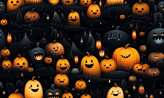 Padrão de Halloween Fundo