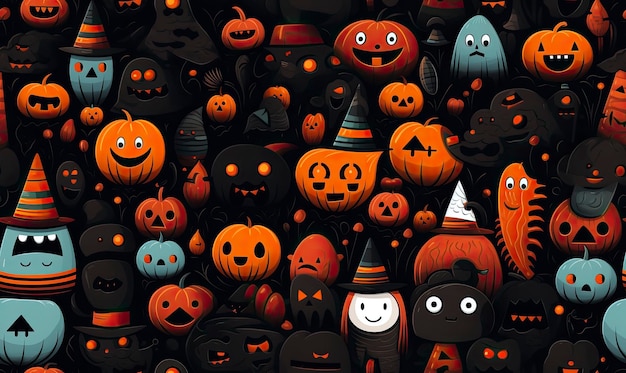 Padrão de Halloween Fundo