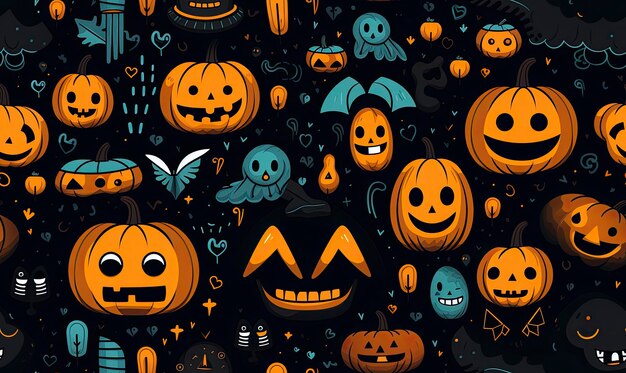 Padrão de Halloween Fundo