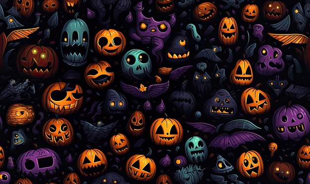 Padrão de Halloween Fundo