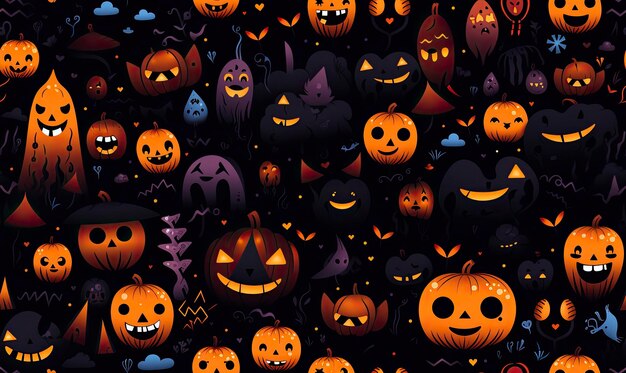 Padrão de Halloween Fundo