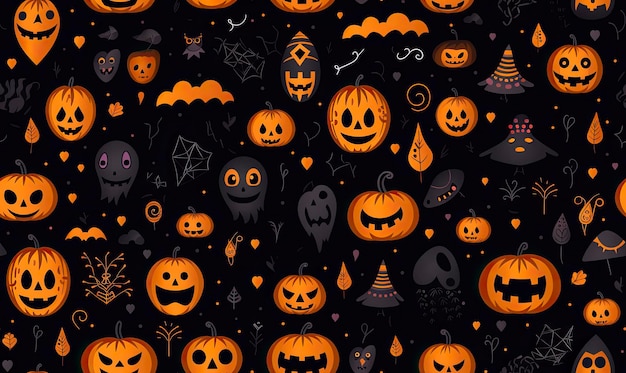 Padrão de Halloween Fundo