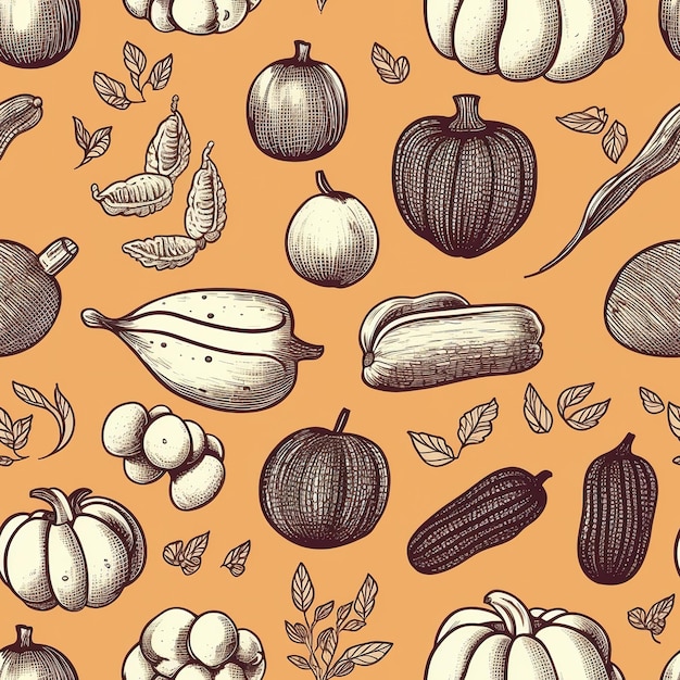 Foto padrão de ilustração simples de legumes