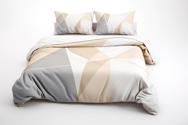 Padrão de lençol de cama minimalista