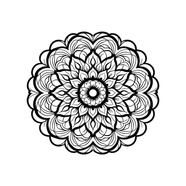 Padrão de Mandala Floral